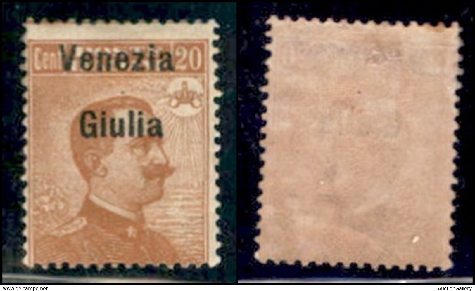 Occupazioni I Guerra Mondiale - Venezia Giulia - Posta Ordinaria - 1918 - 20 Cent (23 Ea) - Soprastampa In Alto - Gomma  - Altri & Non Classificati