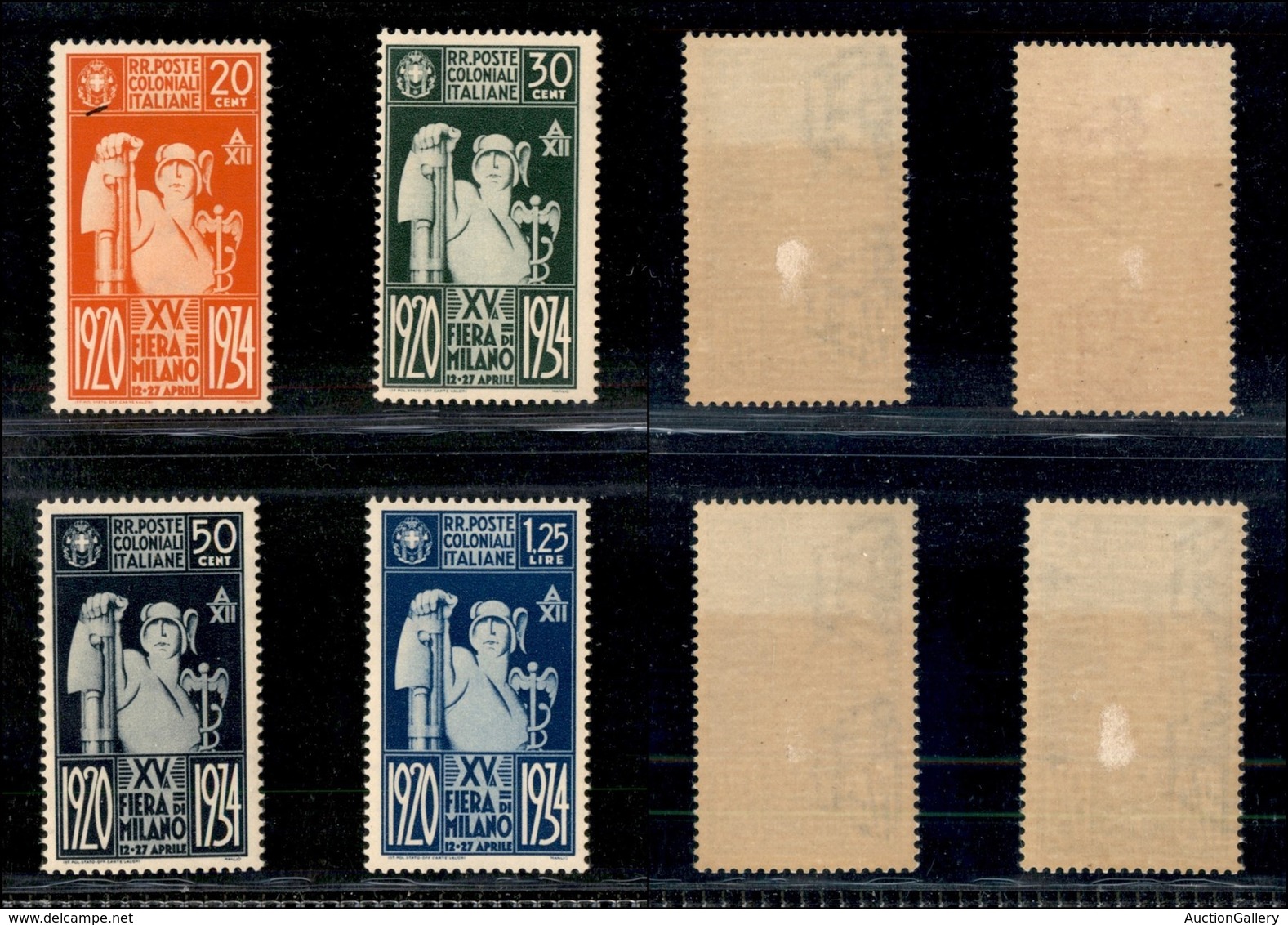 Colonie - Emissioni Generali - Posta Ordinaria - 1934 - XV Fiera Di Milano (42/45) - Serie Completa - Gomma Originale (1 - Otros & Sin Clasificación