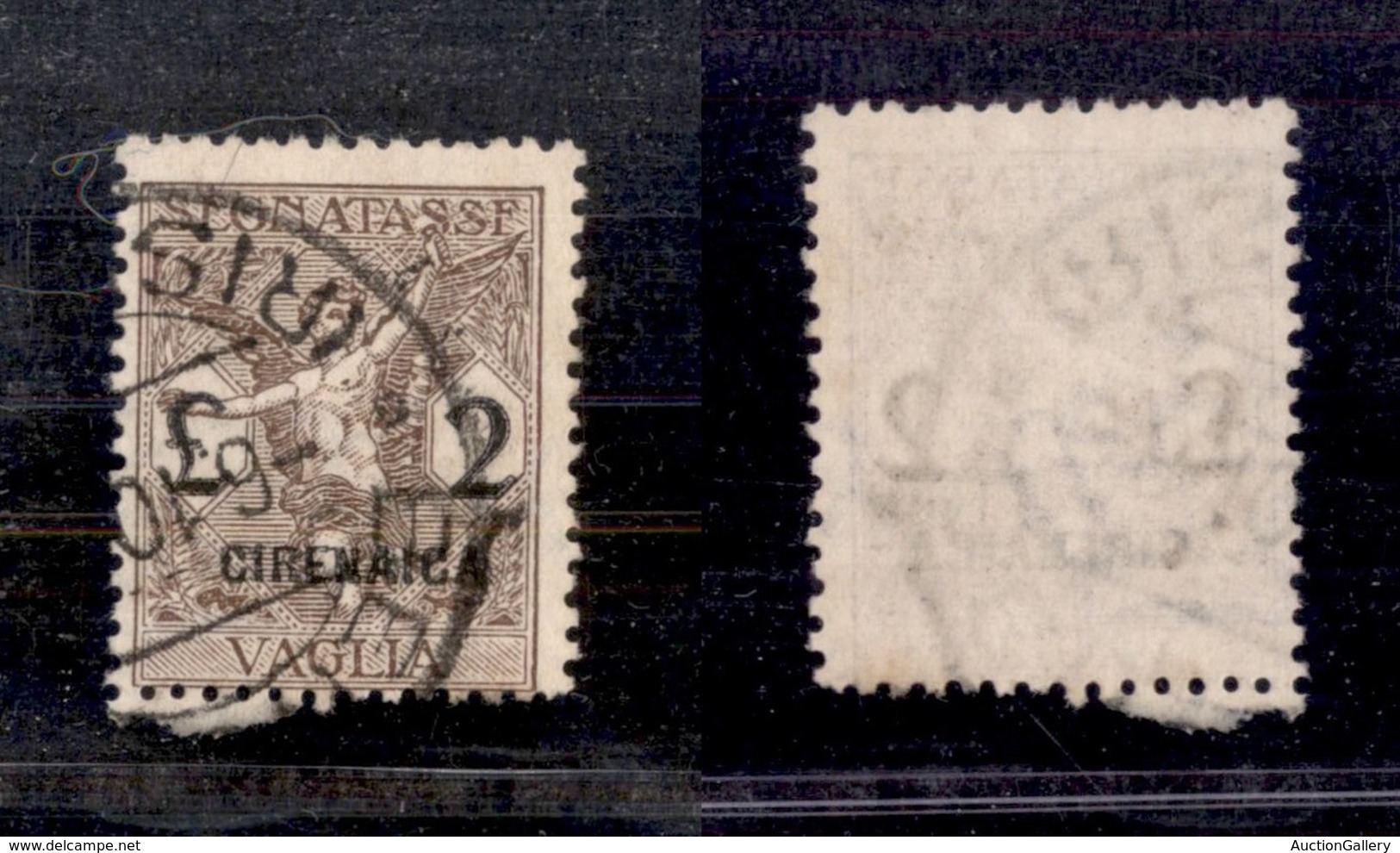 Colonie - Cirenaica - Segnatasse Per Vaglia - 1924 - 2 Lire (5) - Usato (80) - Altri & Non Classificati