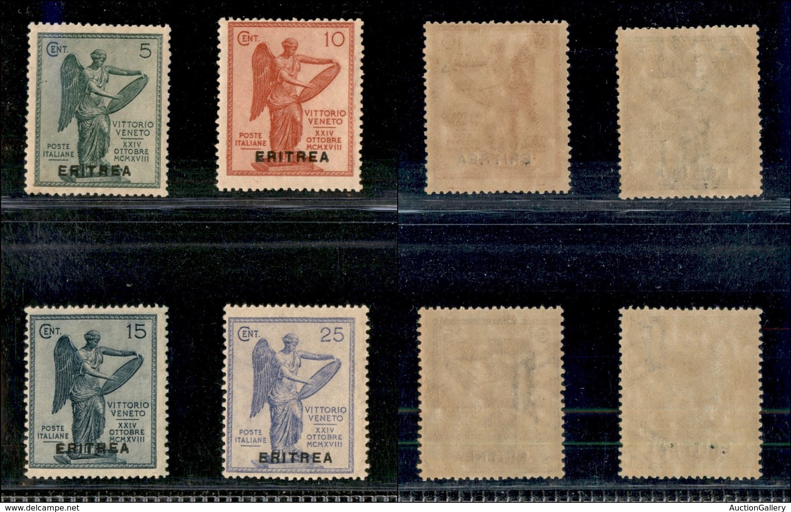 Colonie - Eritrea - Posta Ordinaria - 1922 - Vittoria (50/53) - Serie Completa - Gomma Originale (12) - Altri & Non Classificati