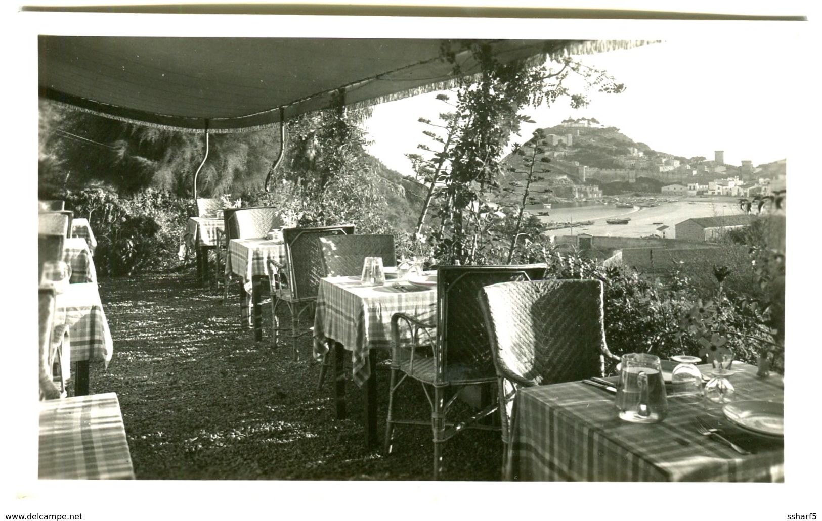 TOSSA DE MAR Hotel La Casa Blanca Gerona Foto C. 1955 - Gerona