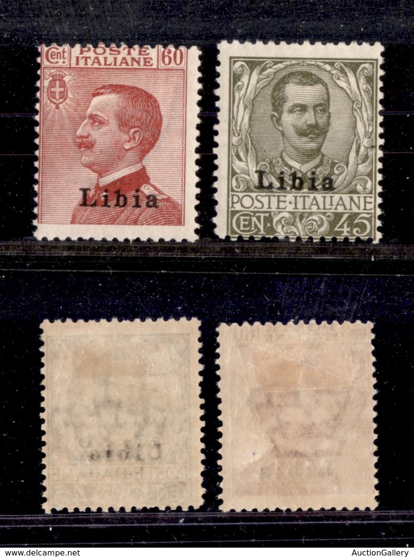 Colonie - Libia - Posta Ordinaria - 1917/1918 - Soprastampati (18/19) - Serie Completa - Gomma Originale (100) - Otros & Sin Clasificación
