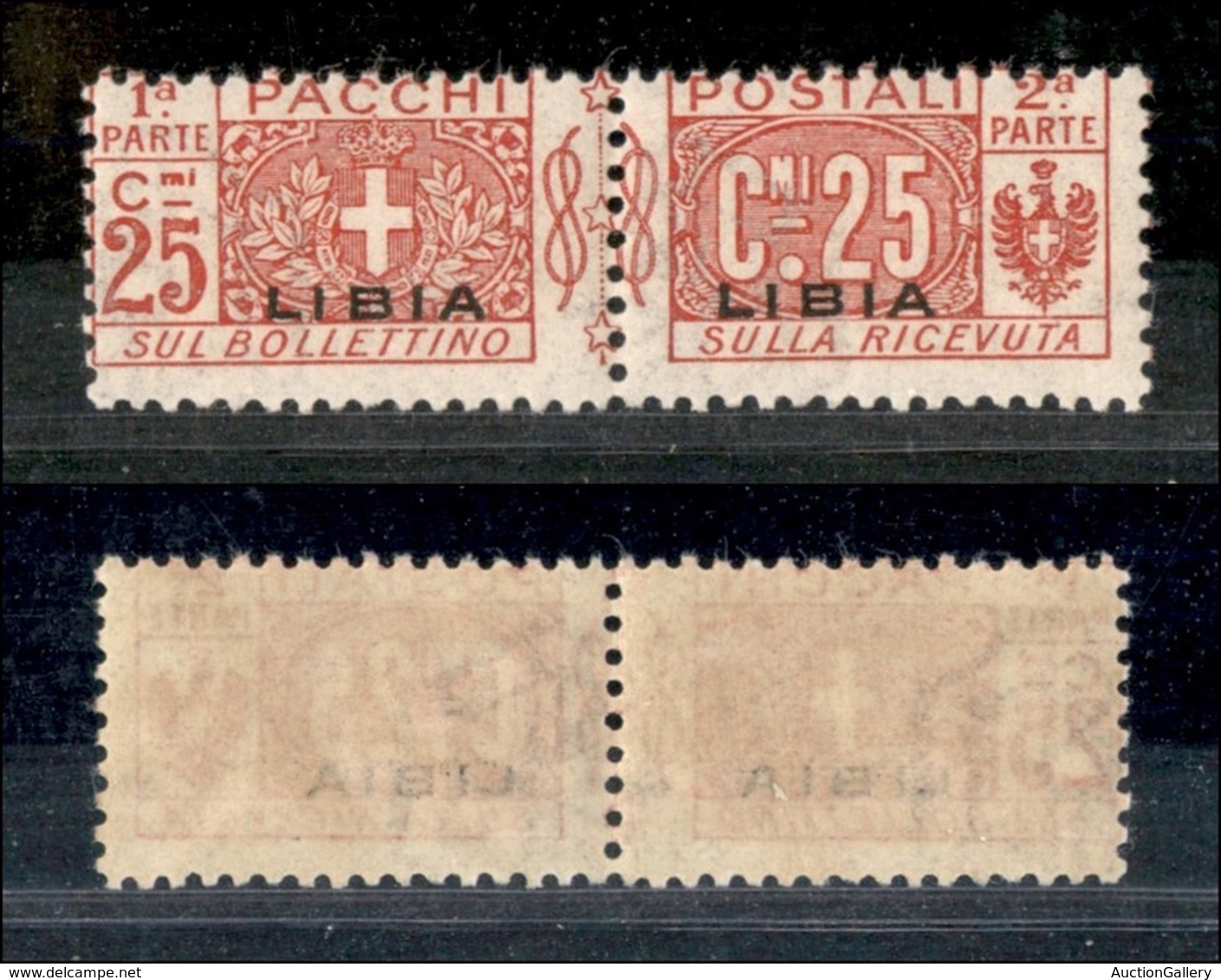 Colonie - Libia - Pacchi Postali - 1915/1924 - 25 Cent Pacchi Postali Soprastampato (4) - Gomma Integra (32) - Altri & Non Classificati