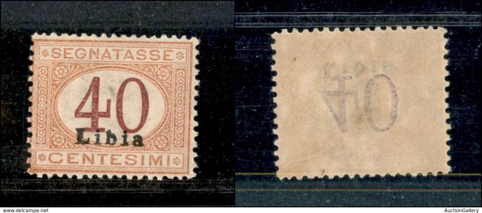 Colonie - Libia - Segnatasse - 1915 - 40 Cent Soprastampato (5) - Gomma Integra (36) - Altri & Non Classificati