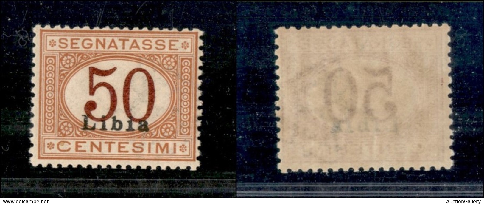 Colonie - Libia - Segnatasse - 1915 - 50 Cent Soprastampato (6) - Gomma Integra (24) - Altri & Non Classificati