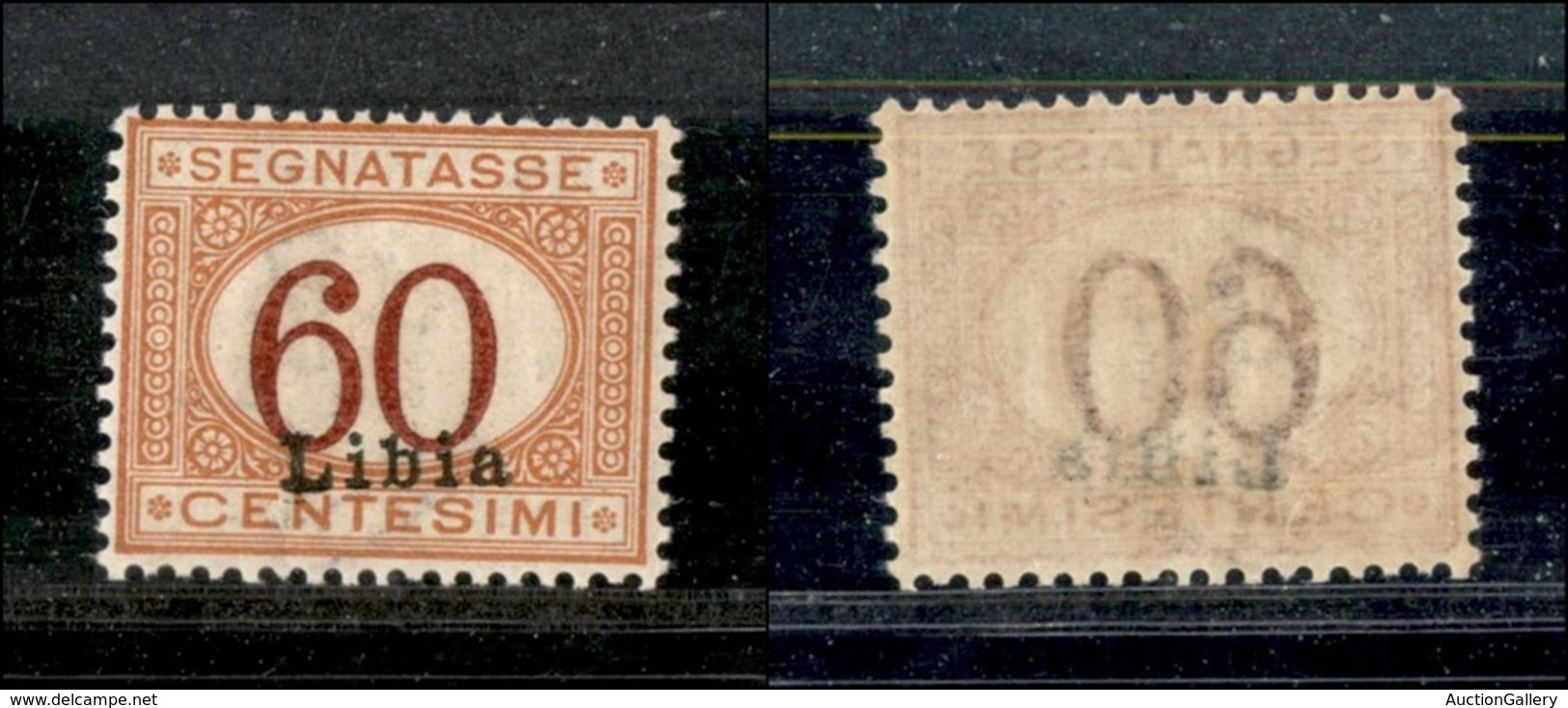 Colonie - Libia - Segnatasse - 1915 - 60 Cent Soprastampato (7) - Gomma Integra (36) - Altri & Non Classificati