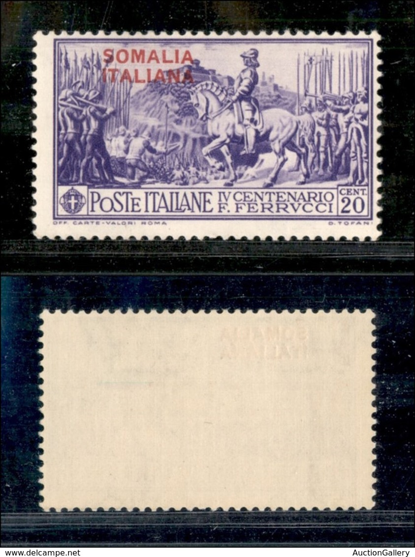 Colonie - Somalia - Posta Ordinaria - 1930 - 20 Cent Ferrucci Soprastampato (133) - Gomma Integra (30) - Altri & Non Classificati