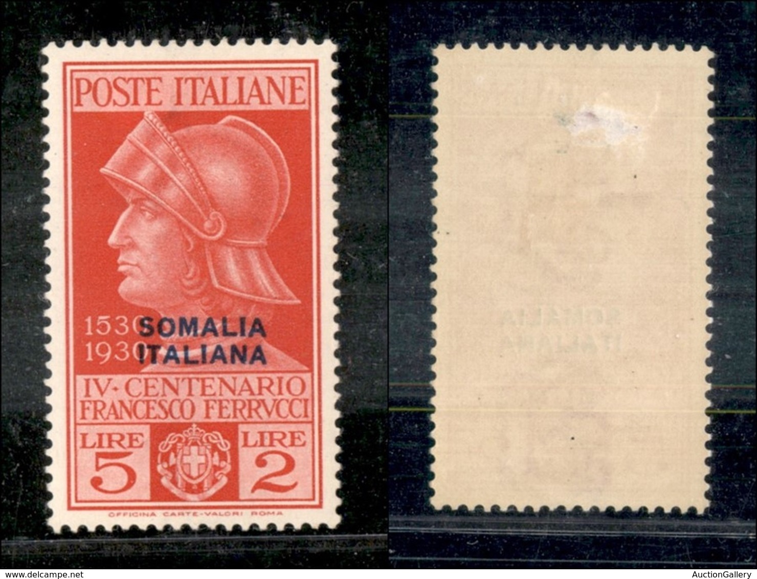 Colonie - Somalia - Posta Ordinaria - 1930 - 5 Lire + 2 Lire Ferrucci Soprastampato (137) - Gomma Originale (26) - Altri & Non Classificati