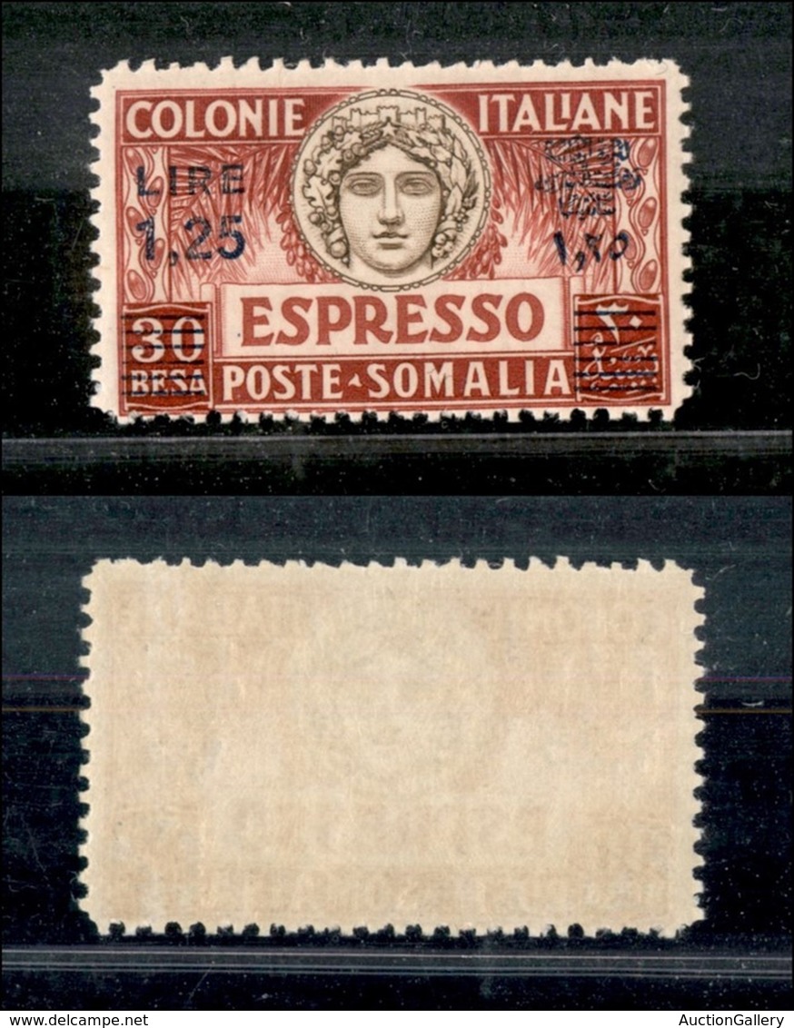 Colonie - Somalia - Espressi - 1927 - 1.25 Lire Su 30 Besa (7) - Gomma Integra - Altri & Non Classificati