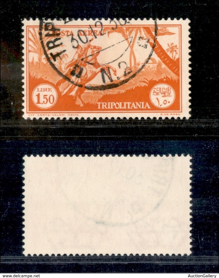 Colonie - Tripolitania - Posta Aerea - 1931/1932 - 1.50 Lire Soggetti Africani (15) - Usato (30) - Altri & Non Classificati