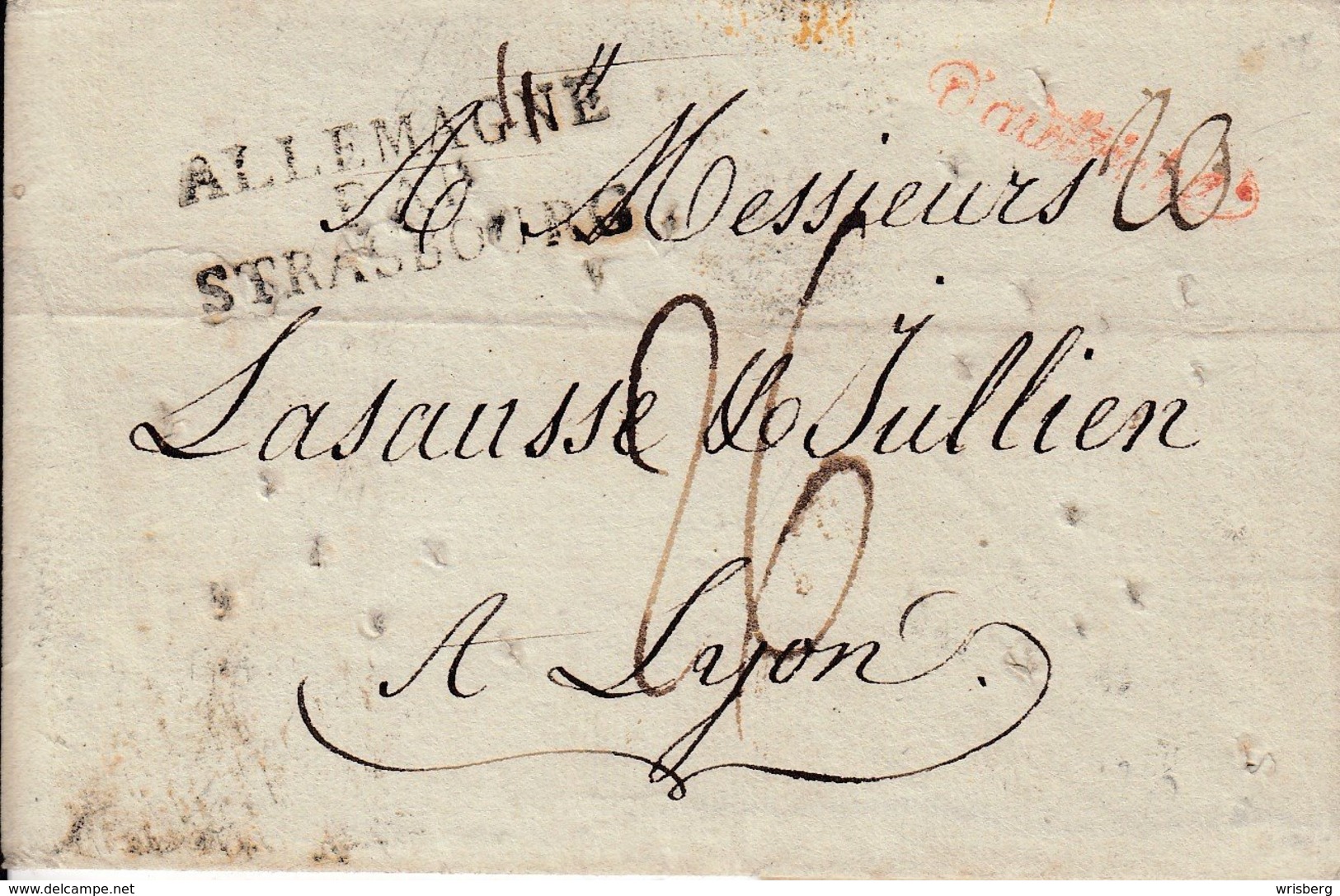 Lettre De SMYRNE Du 15.12.1814 - Passage Par Semlin En Hongrie - Peroforations Et Cachet De Purification - Lettres & Documents