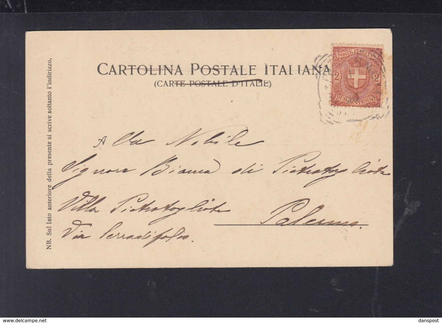 Italia Cartolina Un Saluto 1900 - Other & Unclassified