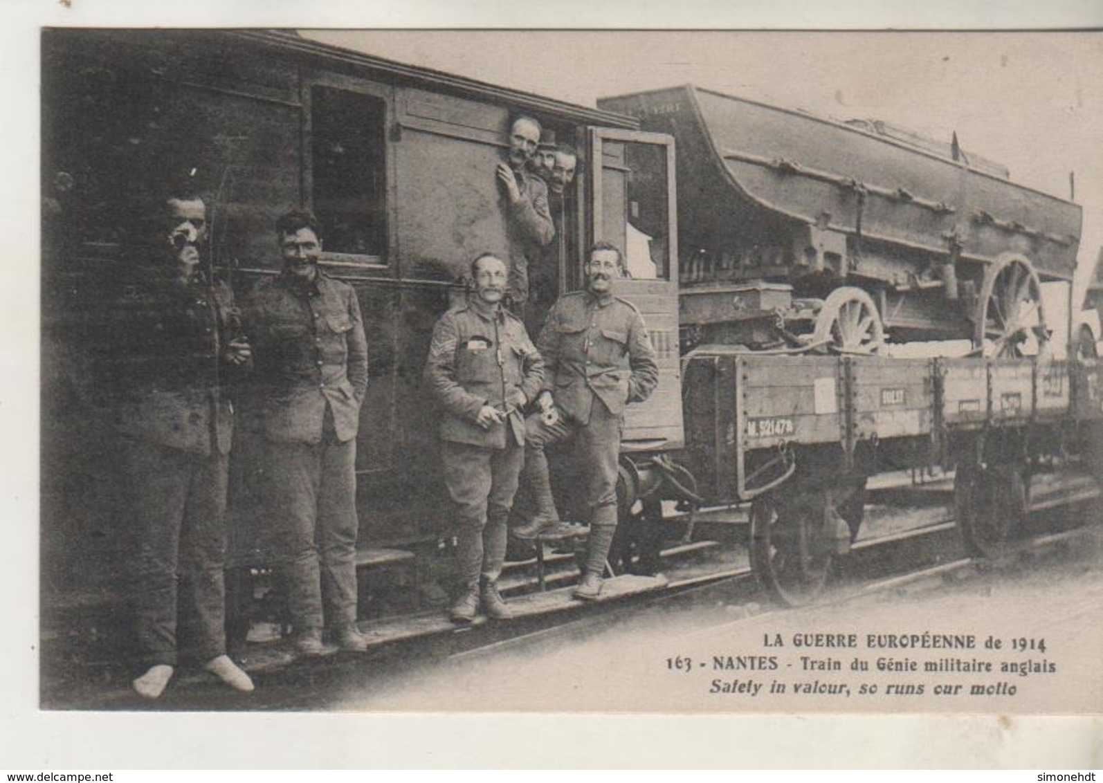 NANTES -Train Du Génie Militaire Anglais - Weltkrieg 1914-18