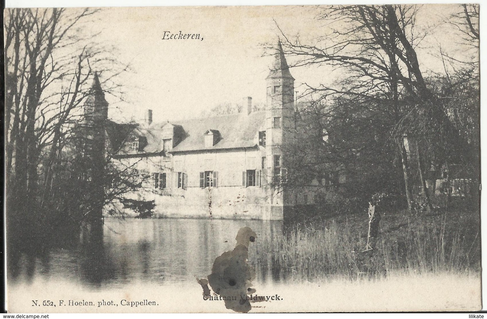 Ekeren - EECKEREN - Château Veldwyck (Uitg Hoelen Nr N. 552) 1903 - Antwerpen