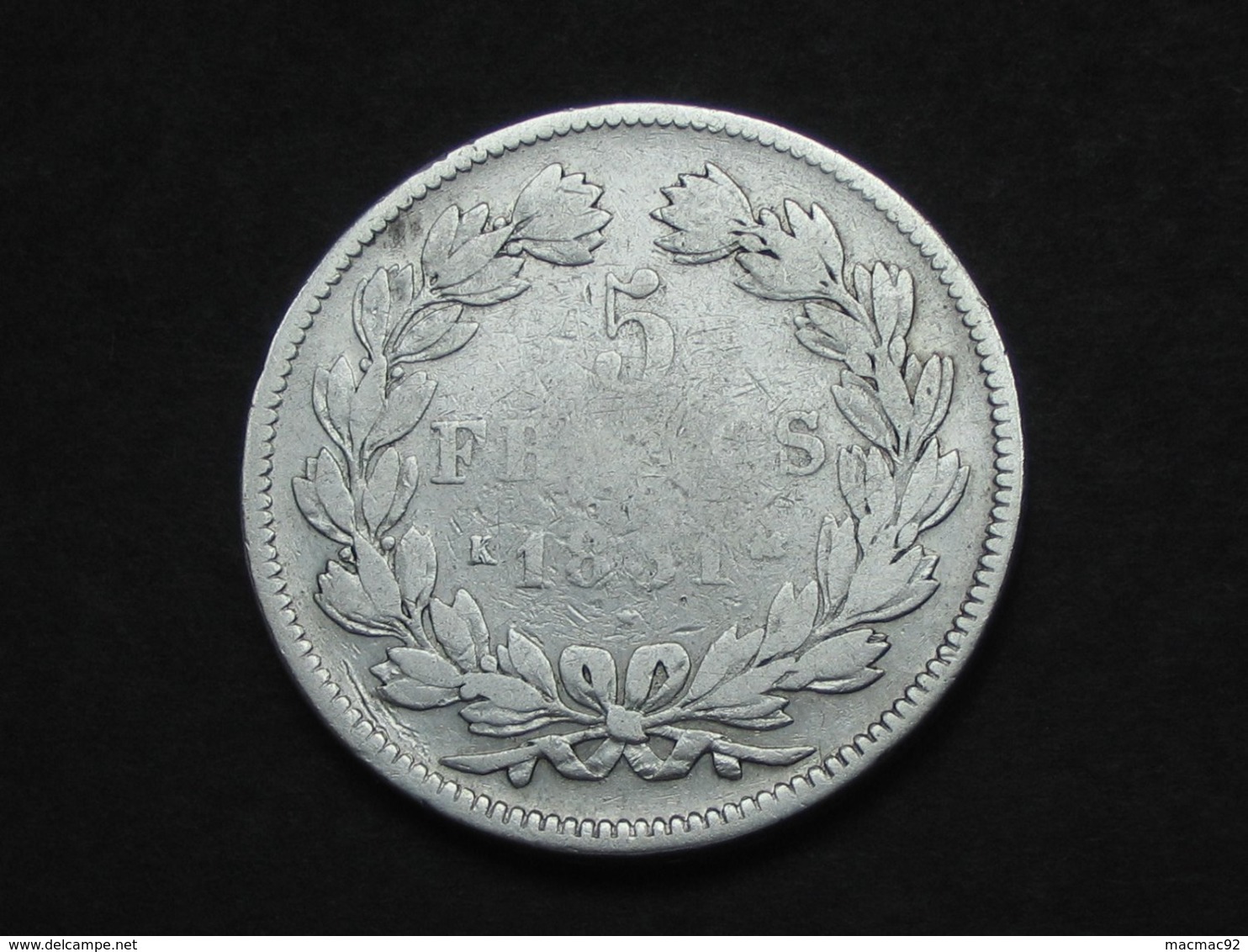 5 Francs  1831 K - LOUIS PHILIPPE 1er - Roi Des Francais   **** EN ACHAT IMMEDIAT  **** - Autres & Non Classés