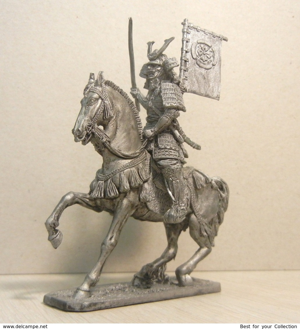 * Tin Soldier ! Horse  Japanese  Warrior (scale 1:32 Size ) №4 - Tin Soldiers