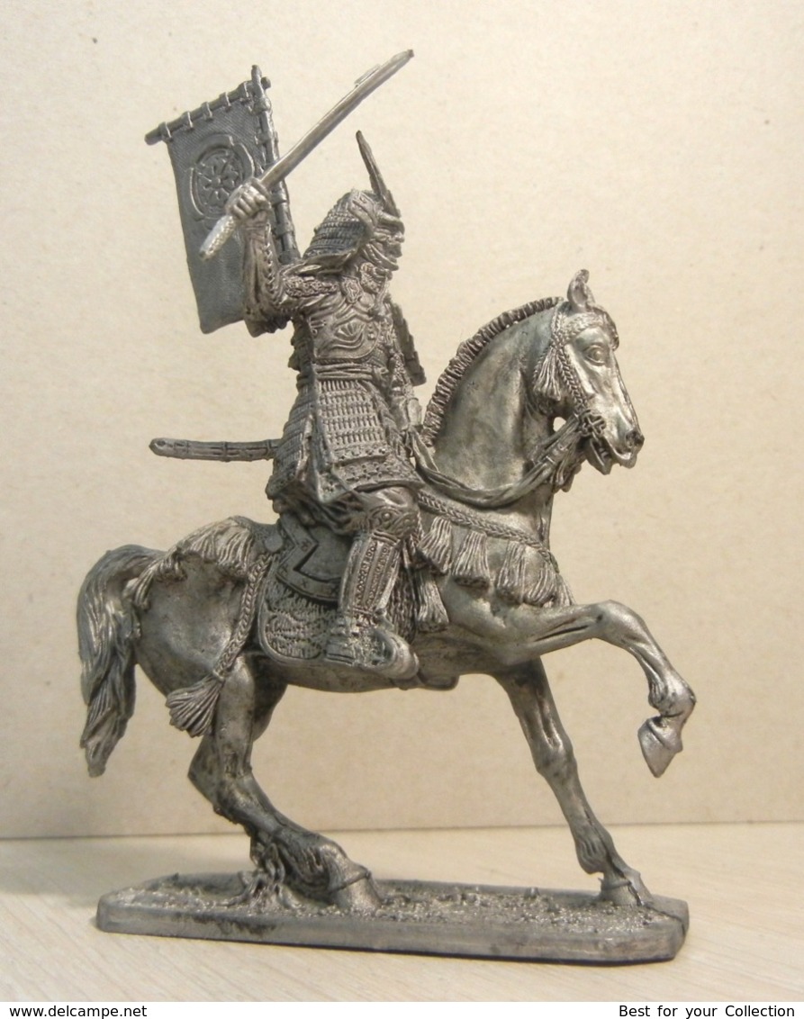 * Tin Soldier ! Horse  Japanese  Warrior (scale 1:32 Size ) №4 - Loden Soldaatjes