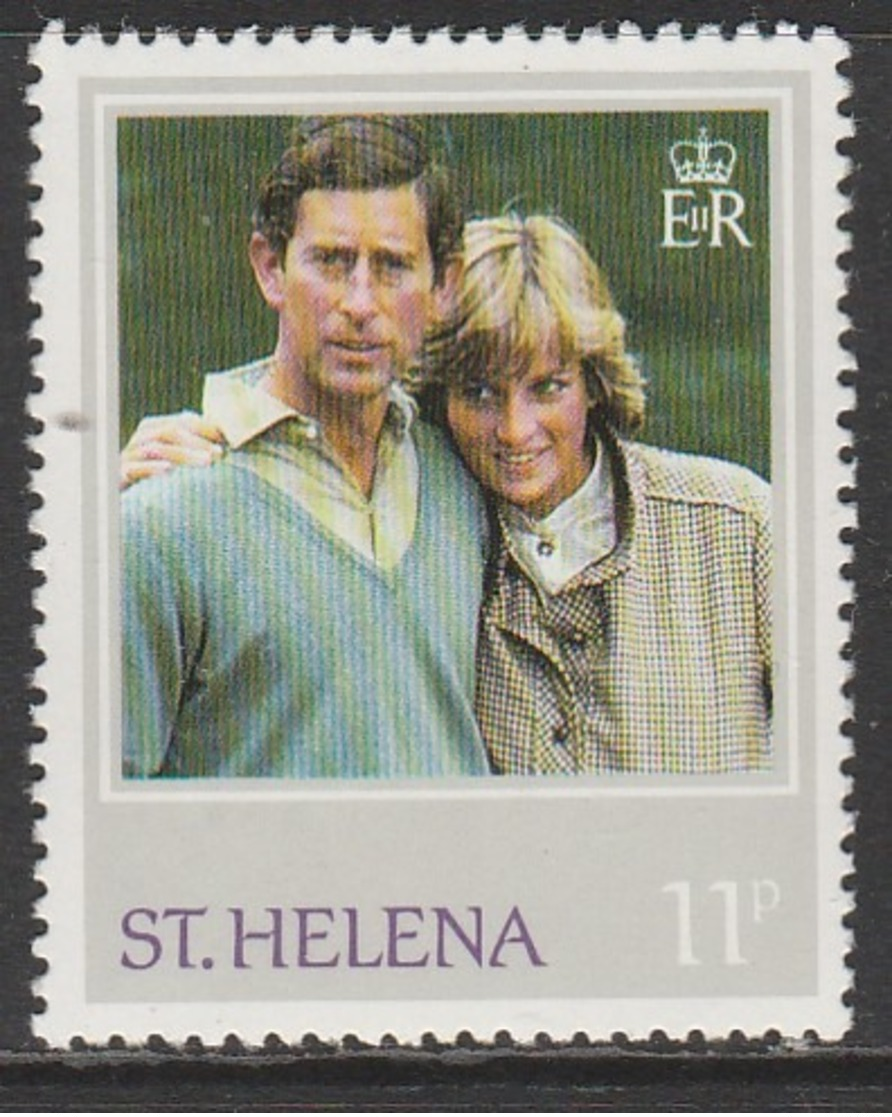 St Helena 1982 The 21st Anniversary Of The Birth Of Princess Diana Of Wales 11 P Multicoloured SW 370 * M/M - Sint-Helena