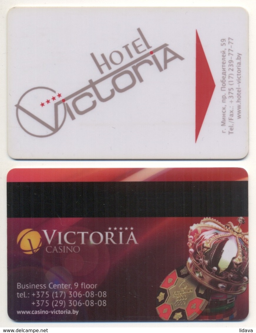 Hotel Key Card Casino & Hotel Victoria BELARUS Minsk - Hotelkarten