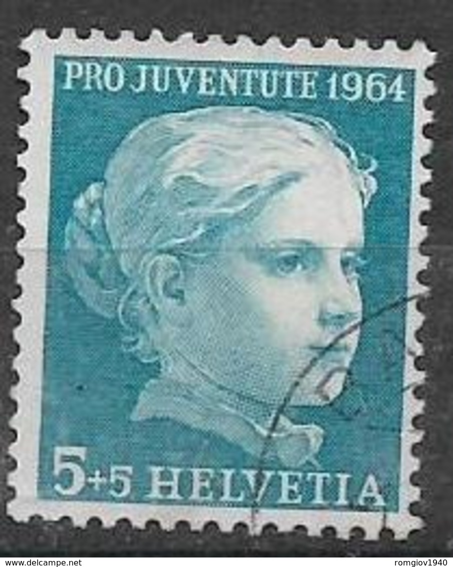 SVIZZERA 1964  PRO JUVENTUTE UNIF. 738 USATO VF - Usati