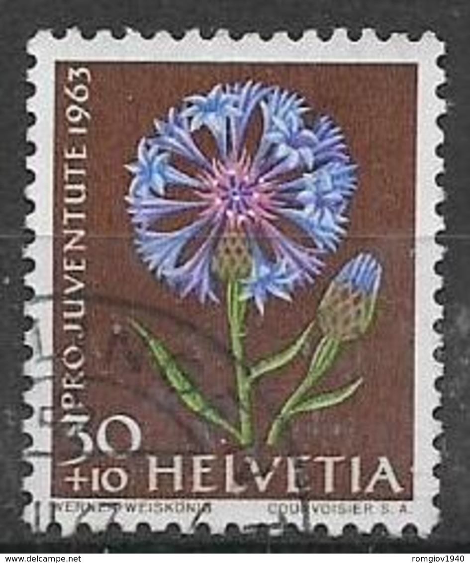 SVIZZERA 1964  PRO JUVENTUTE UNIF. 741 USATO VF - Usati