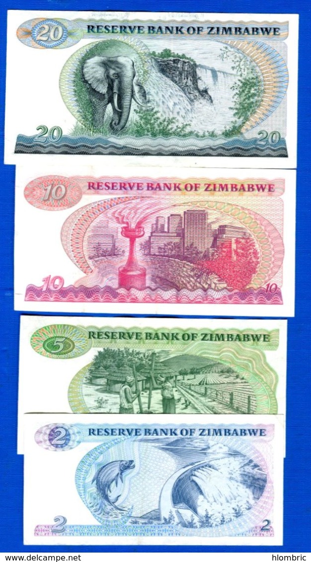 Zimbabwe  4  Billets - Zimbabwe