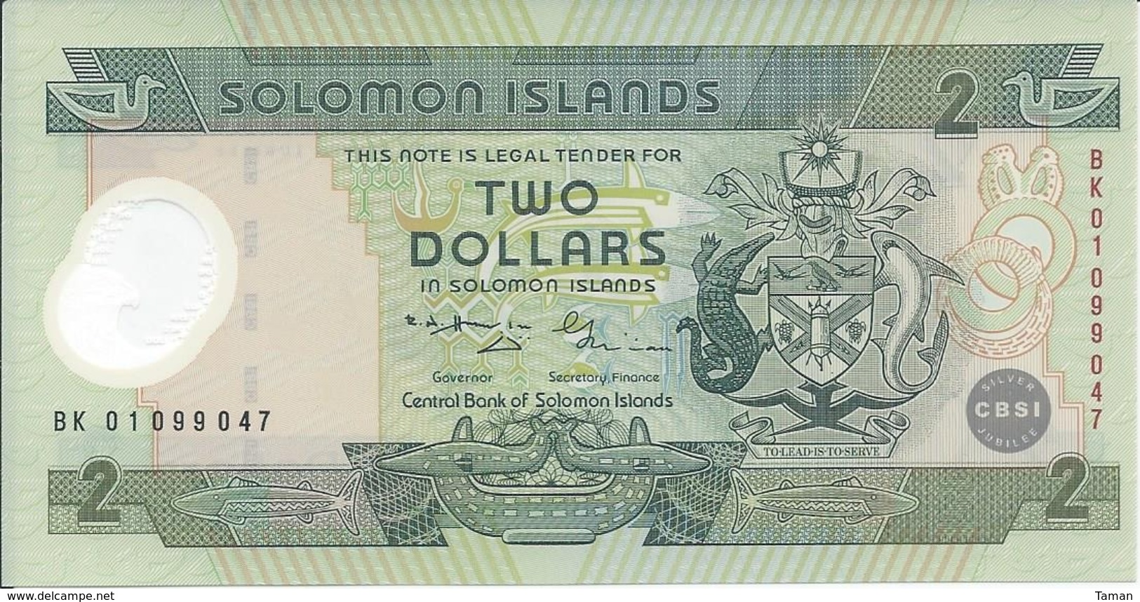 ILES SALOMON   2 Dollars  2001  -- UNC -- - Salomonseilanden