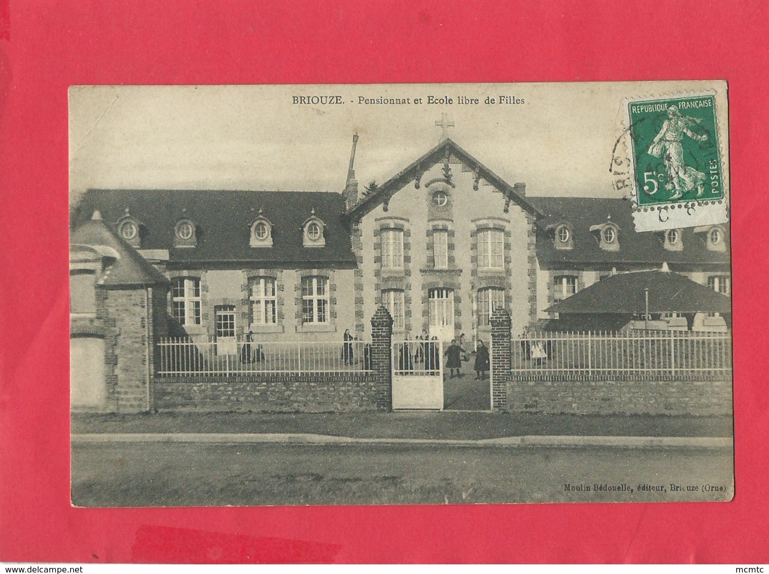 CPA - Briouze  - Pensionnat Et Ecole Libre De Filles - Briouze