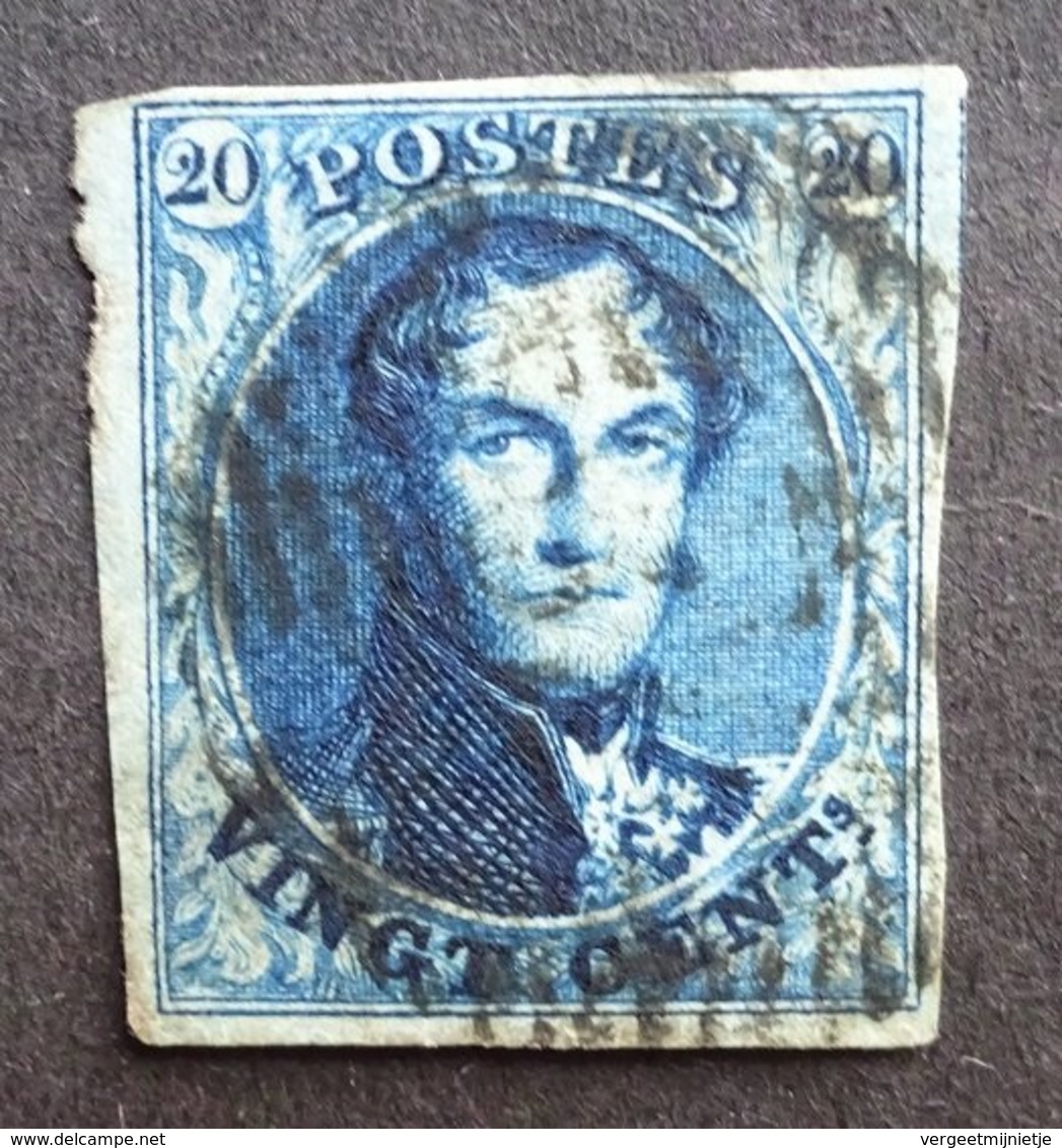 BELGIE  1849    Nr. 4   Gerand    Gestempeld     CW 70,00 - 1849-1850 Médaillons (3/5)