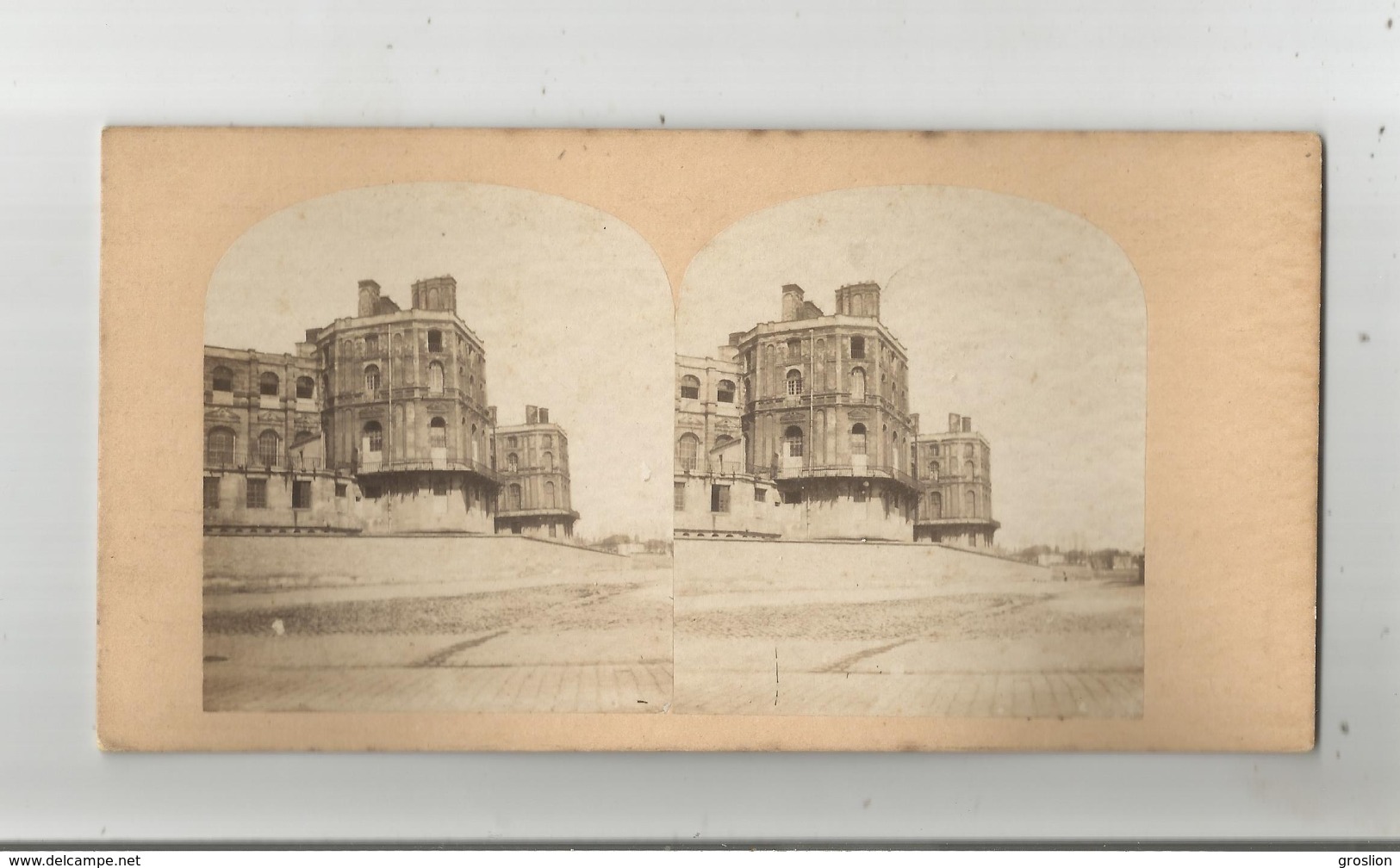 CHATEAU DE SAINT GERMAIN PHOTO STEREOSCOPÏQUE ANCIENNE - Stereo-Photographie