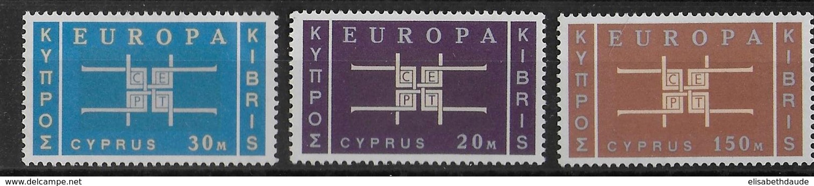 CYPRUS - EUROPA 1963 ! YVERT  N° 218/219 ** MNH - COTE = 70 EUR. - Neufs