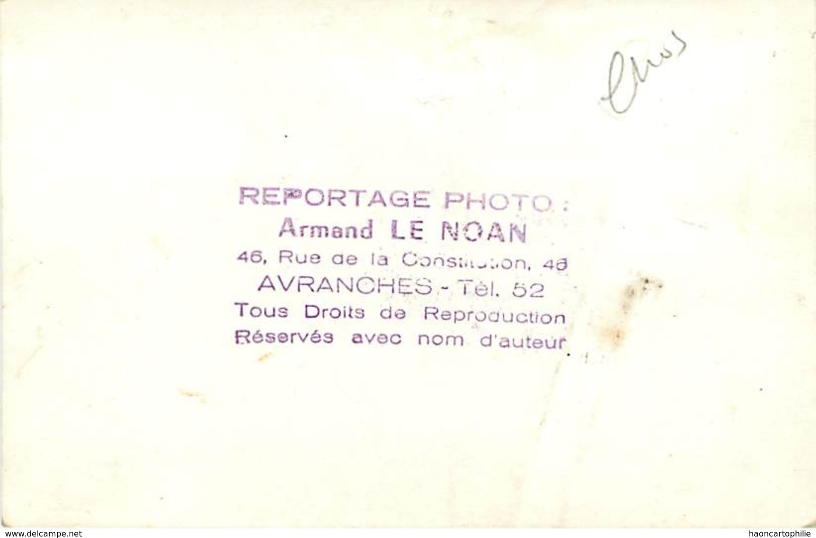 50 Avranches  Photo Editeur Armand Le Noan - Avranches