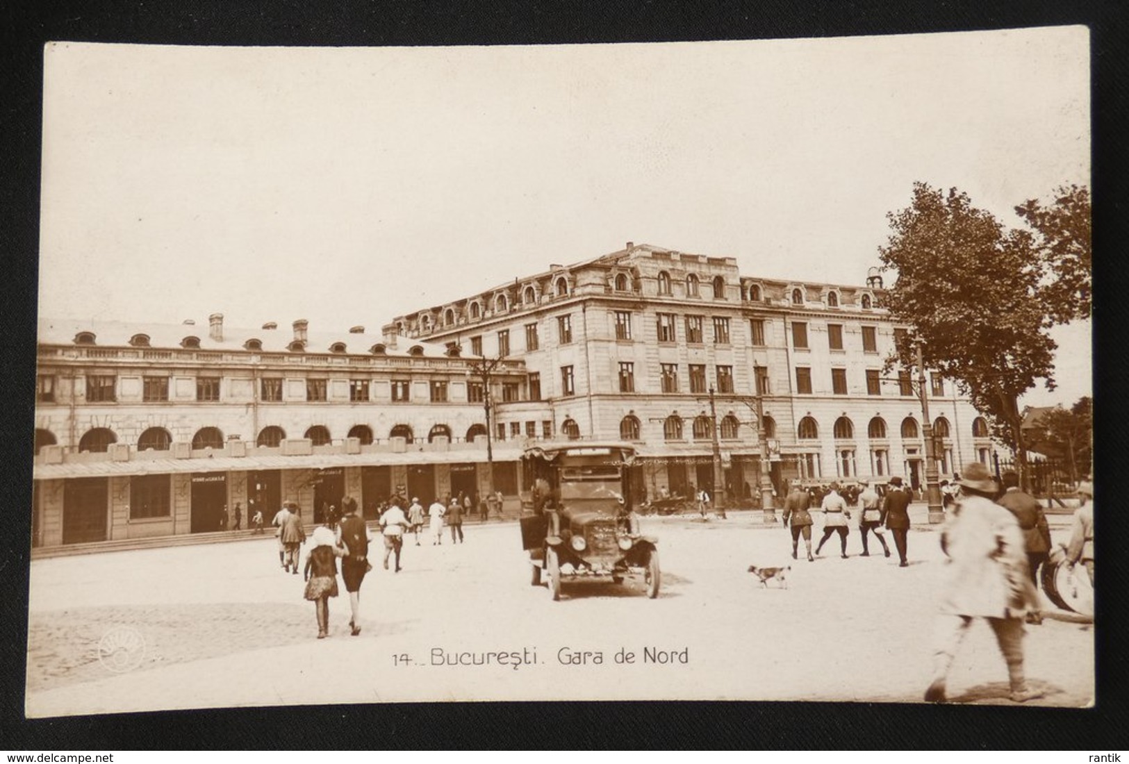 Bucuresti - Gara De Nord - Fotophostcard - Automobil - Roumanie