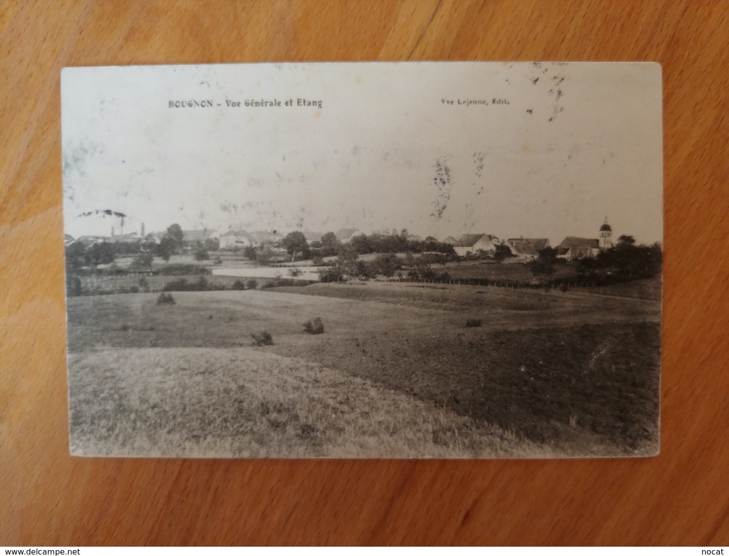 Bougnon Vue Générale Et étang Haute Saône Franche Comté - Autres & Non Classés