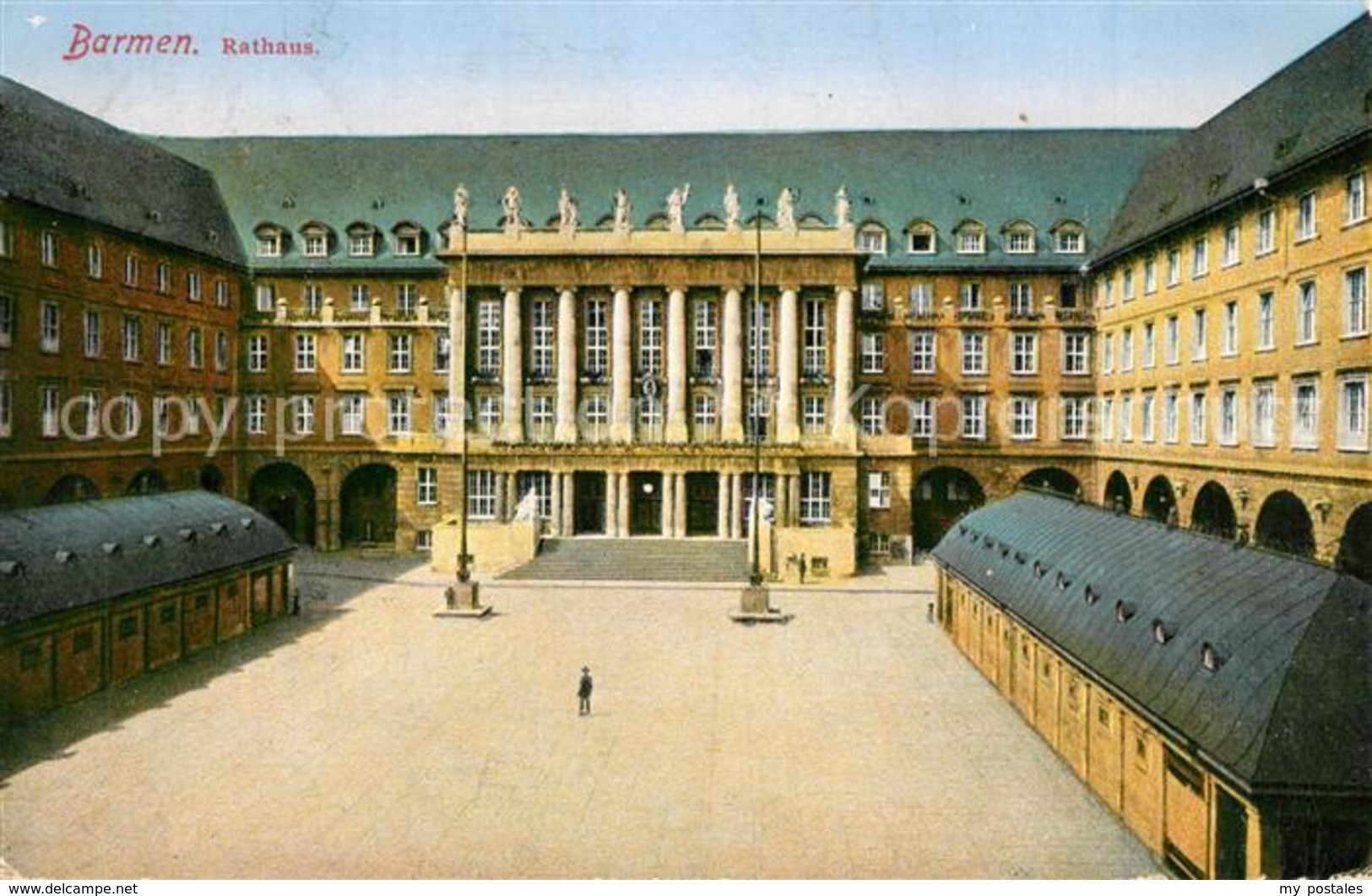 73297183 Barmen_Wuppertal Rathaus Barmen Wuppertal - A Identificar