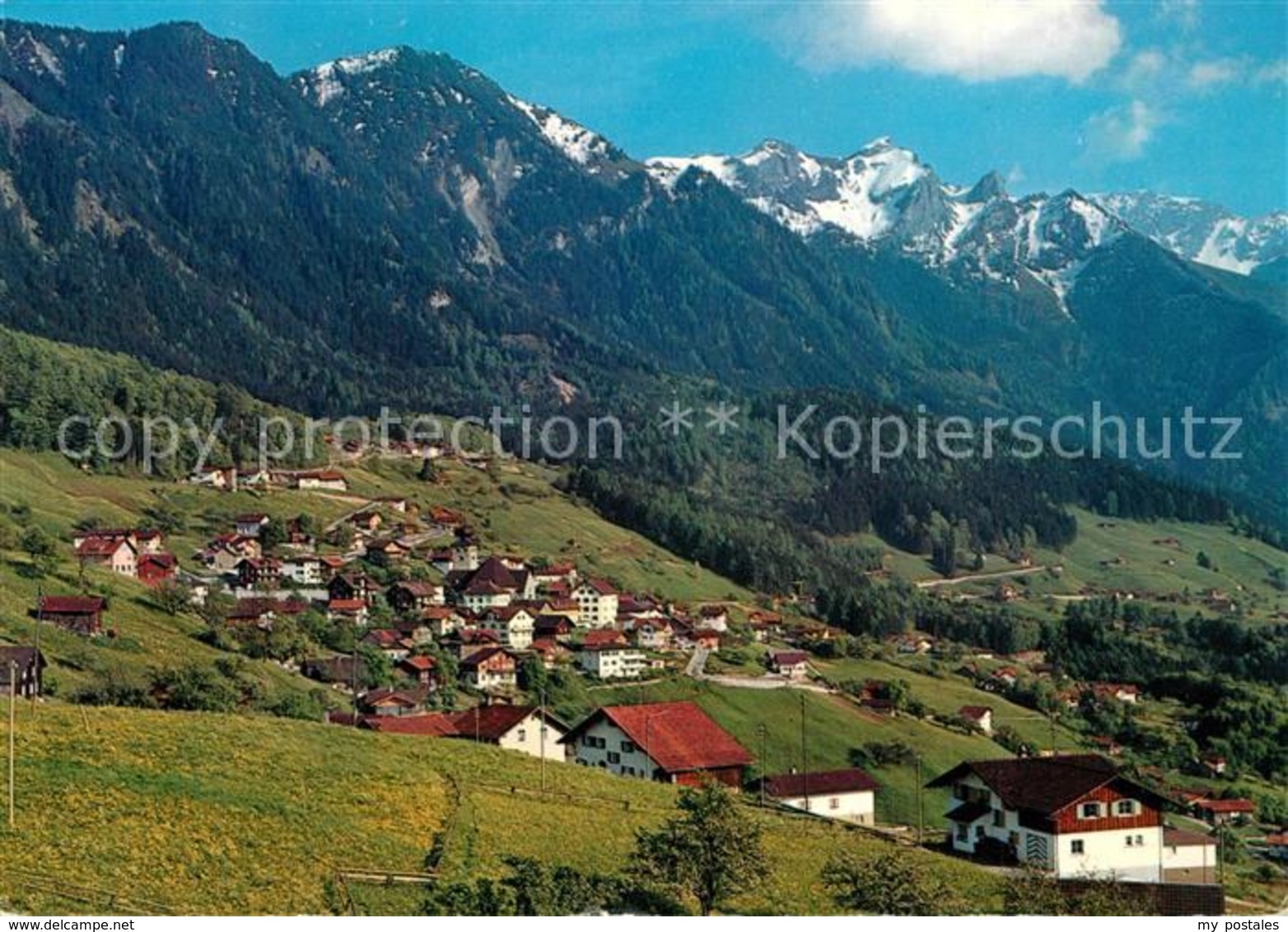 73293459 Triesenberg Rappenstein Walsersiedlung Falknis Triesenberg - Liechtenstein