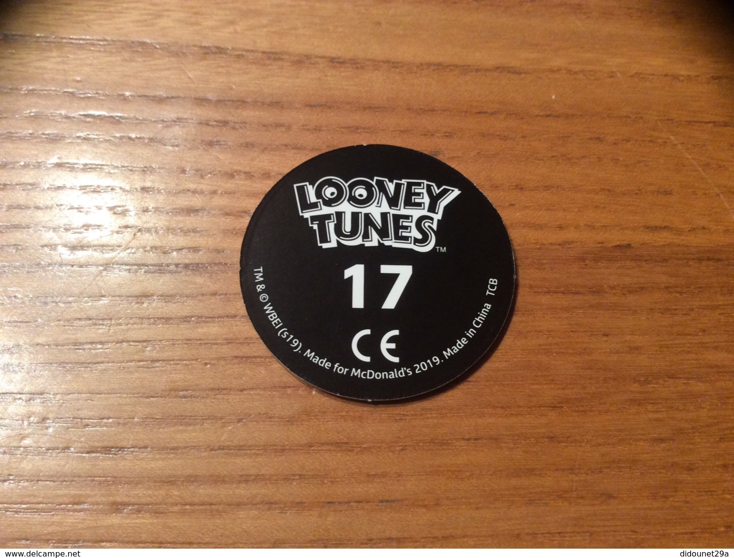 POG McDonald’s - LOONEY TUNES - N°17 (Bugs Bunny Content) - Andere & Zonder Classificatie