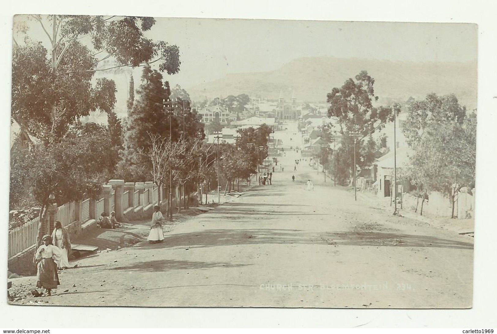 BLOEMFONTEIN - CHURCH STREET - REAL PHOTO  VIAGGIATA FP - Afrique Du Sud