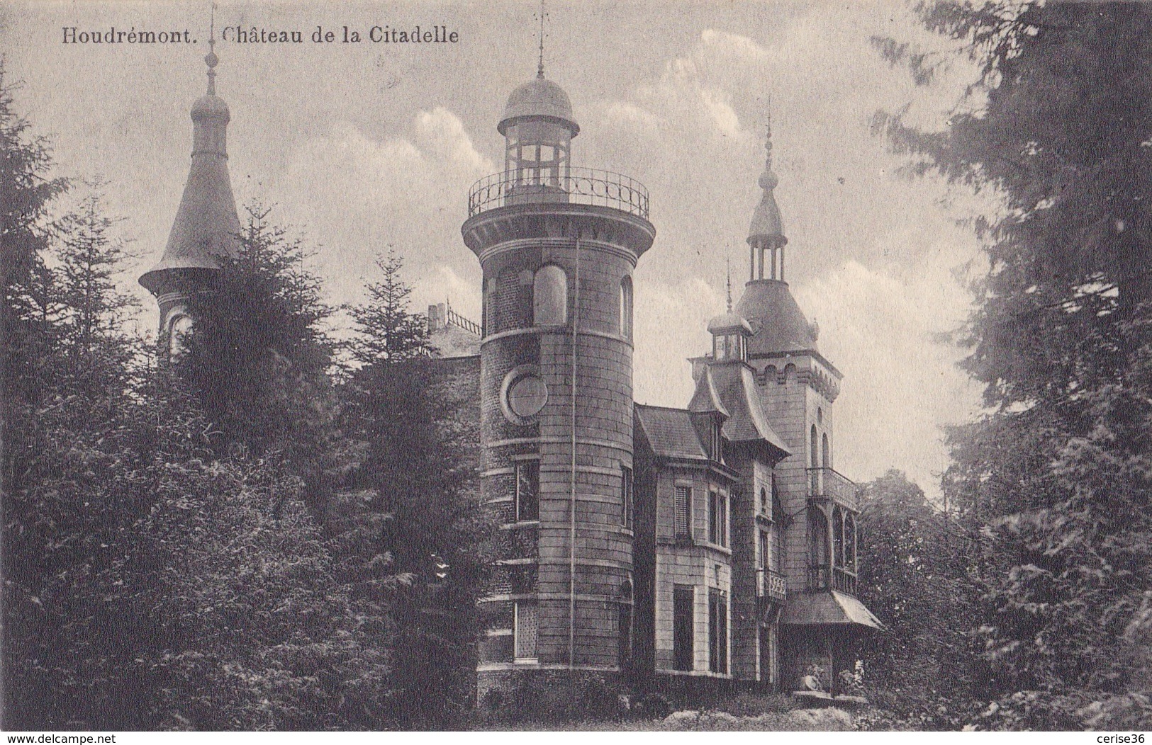 Houdrémont Château De La Citadelle Circulée En 1914 - Gedinne