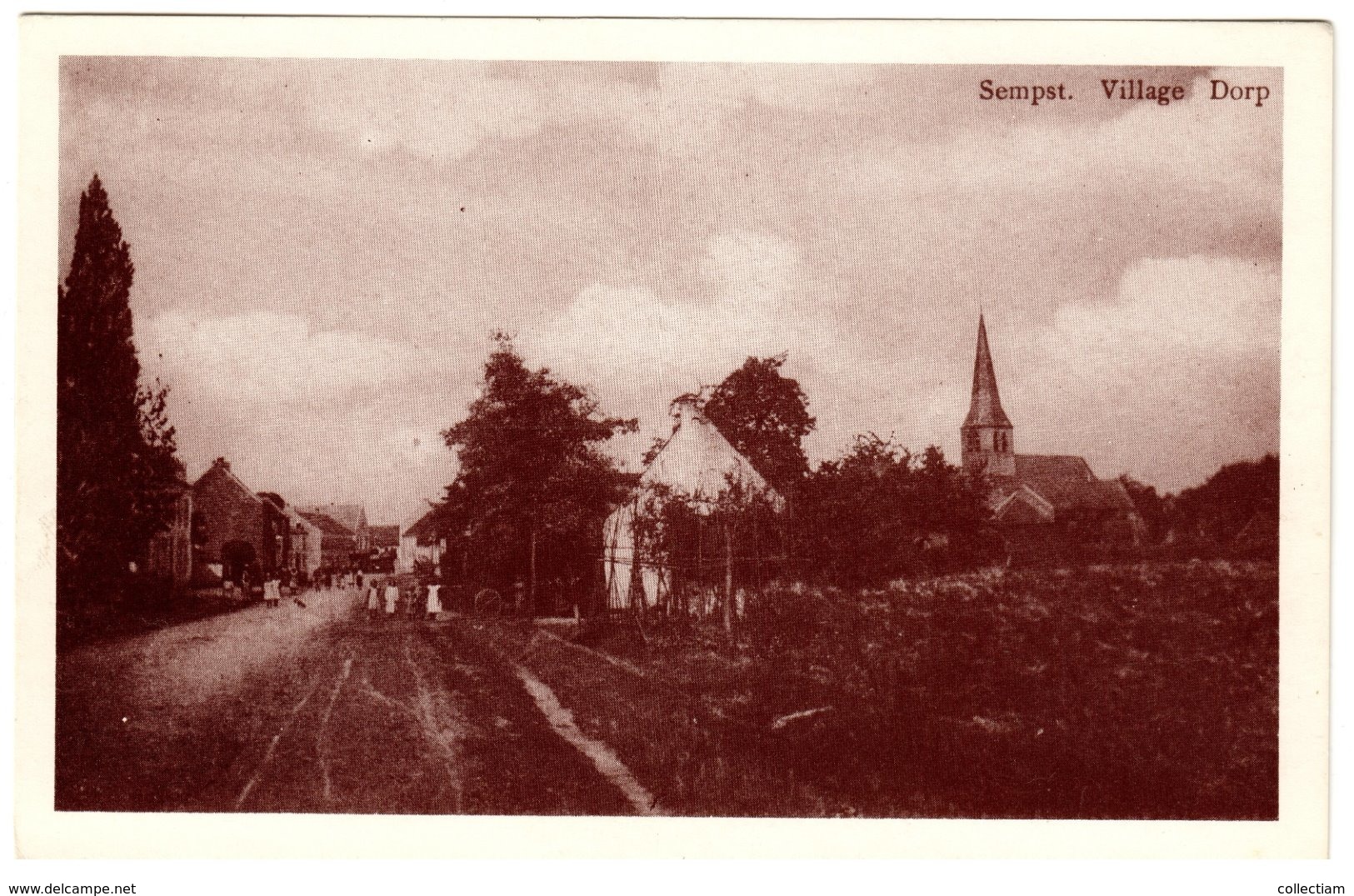 ZEMST - Brusselsesteenweg Rond 1900 - Zemst