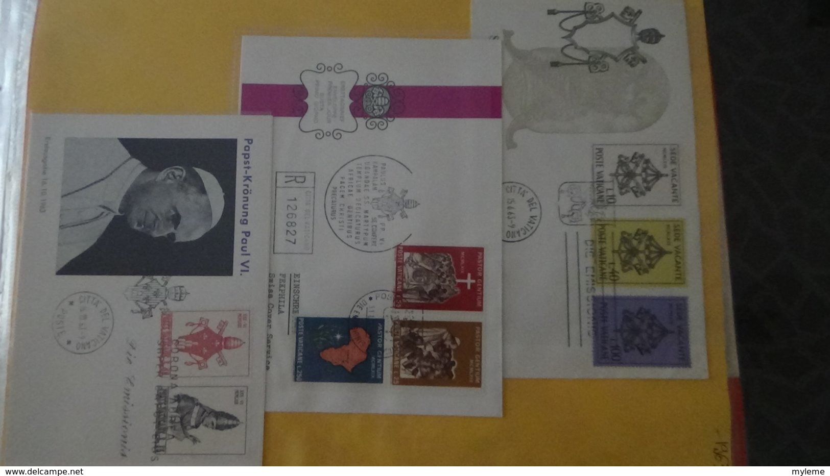 Dispersion D'une Collection D'enveloppe 1er Jour Et Autres Dont 180 Du VATICAN - Sammlungen (im Alben)