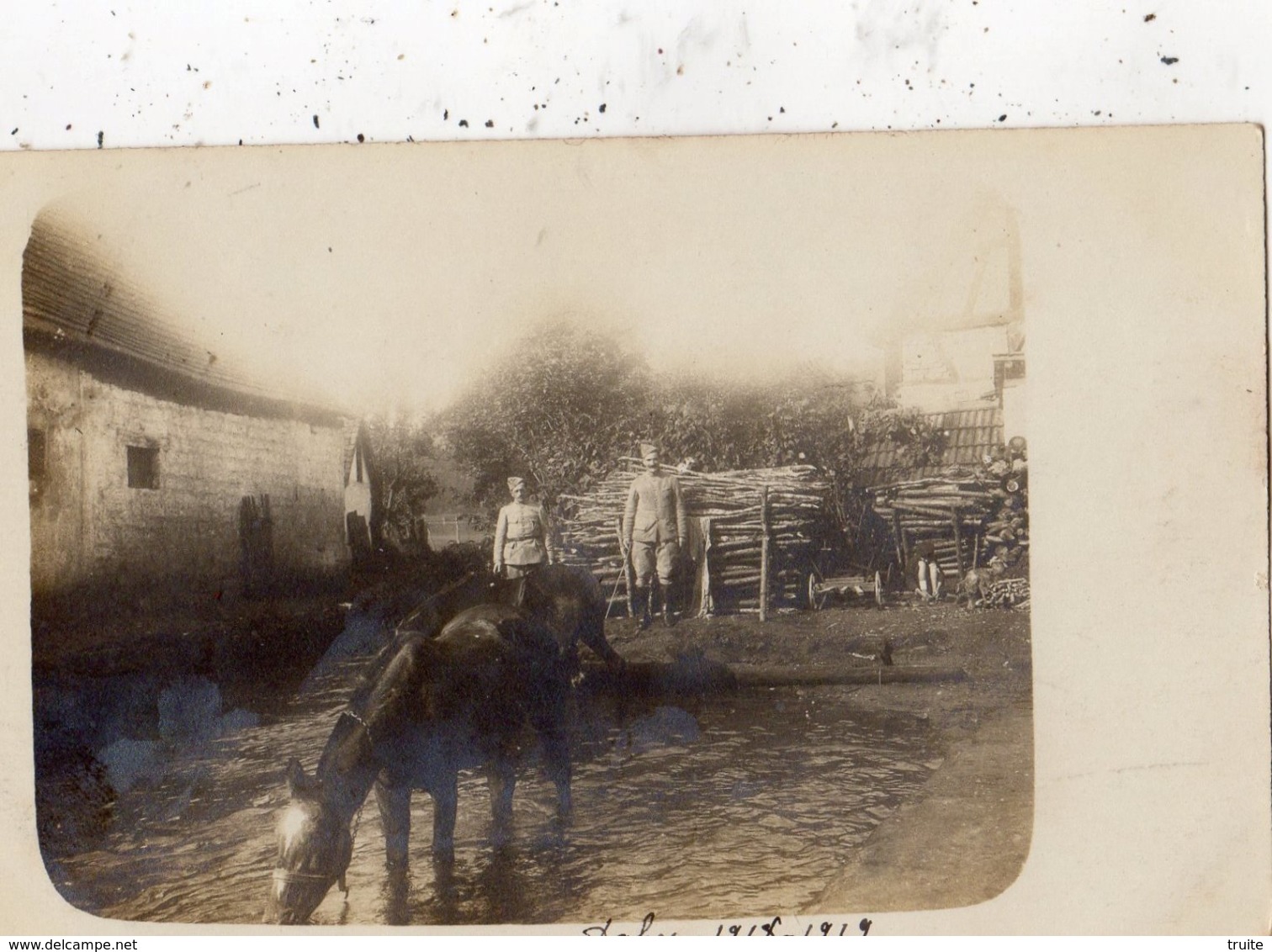 DAHN EN 1918 1919 CARTE PHOTO SOLDATS FRANCAIS - Dahn