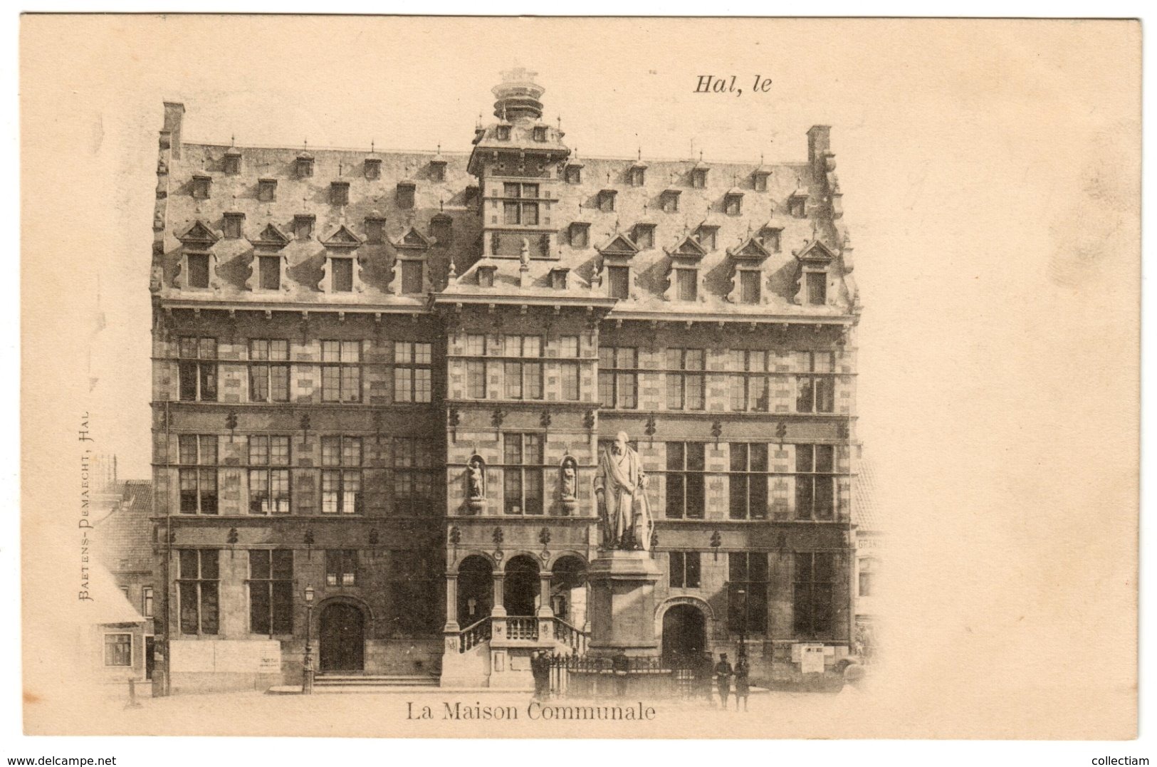 HAL - La Maison Communale - Dos Non Divisé - Halle