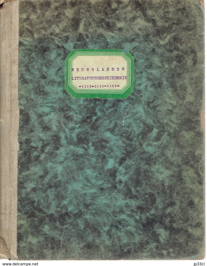 Nederlandse Literatuurgeschiedenis : Cours De Littérature Néerlandaise Du Prof Fr. Barthelemy Athénée De Morlanwelz 1960 - Escolares