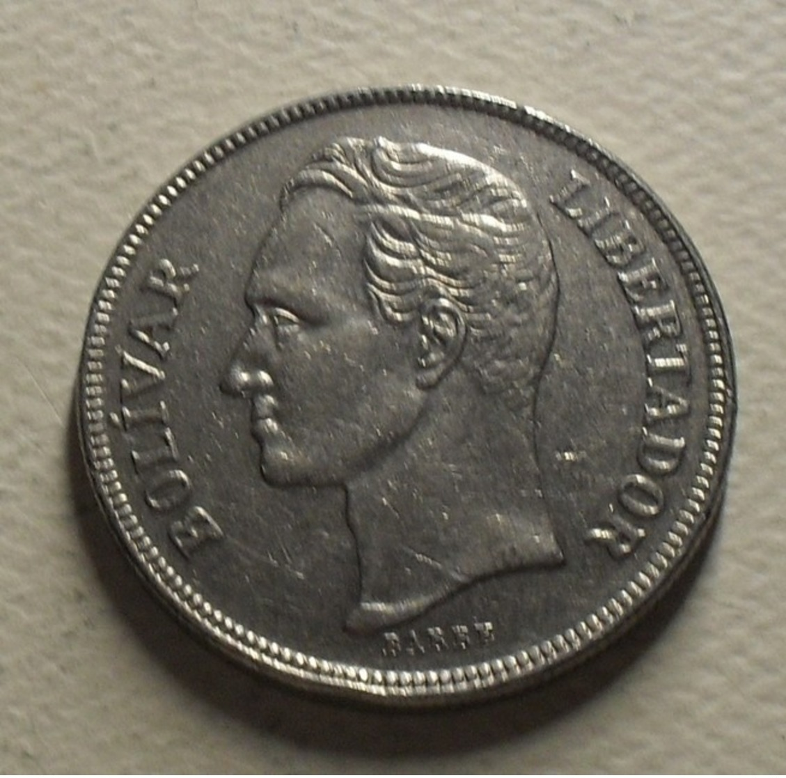 1973 - Vénézuela - 5 BOLIVARES - Y 44 - Venezuela