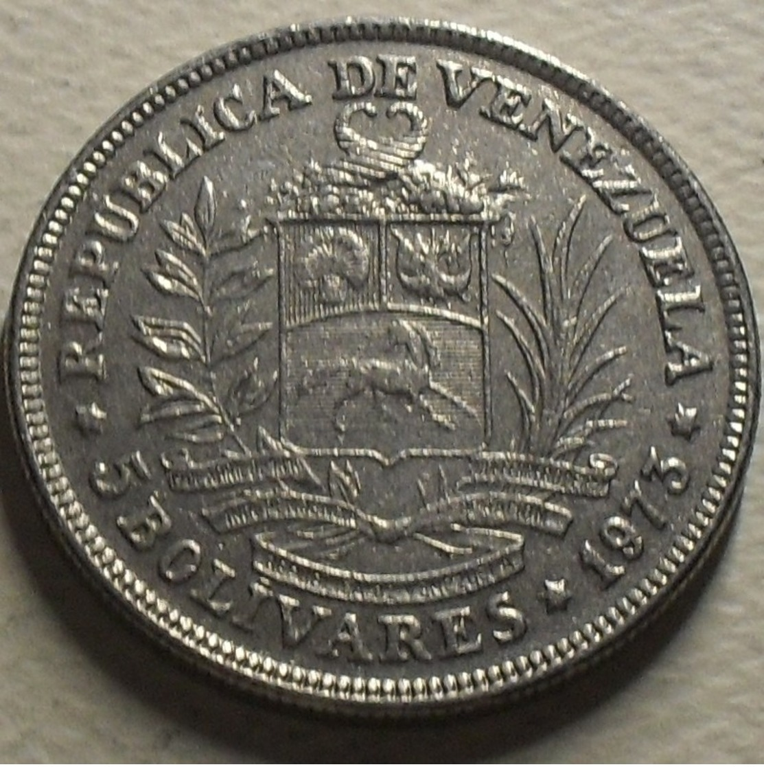 1973 - Vénézuela - 5 BOLIVARES - Y 44 - Venezuela