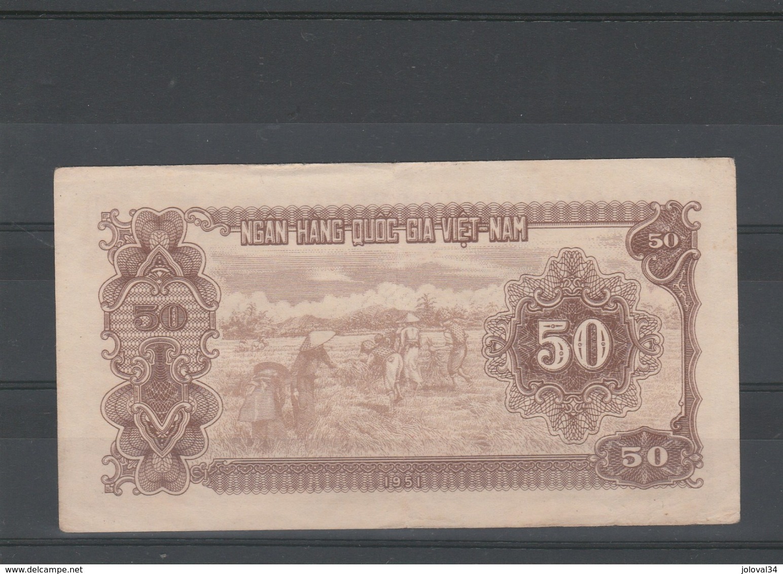 Viet Nam Billet 1951 De 50 Dong  AB 25154447 - Vietnam