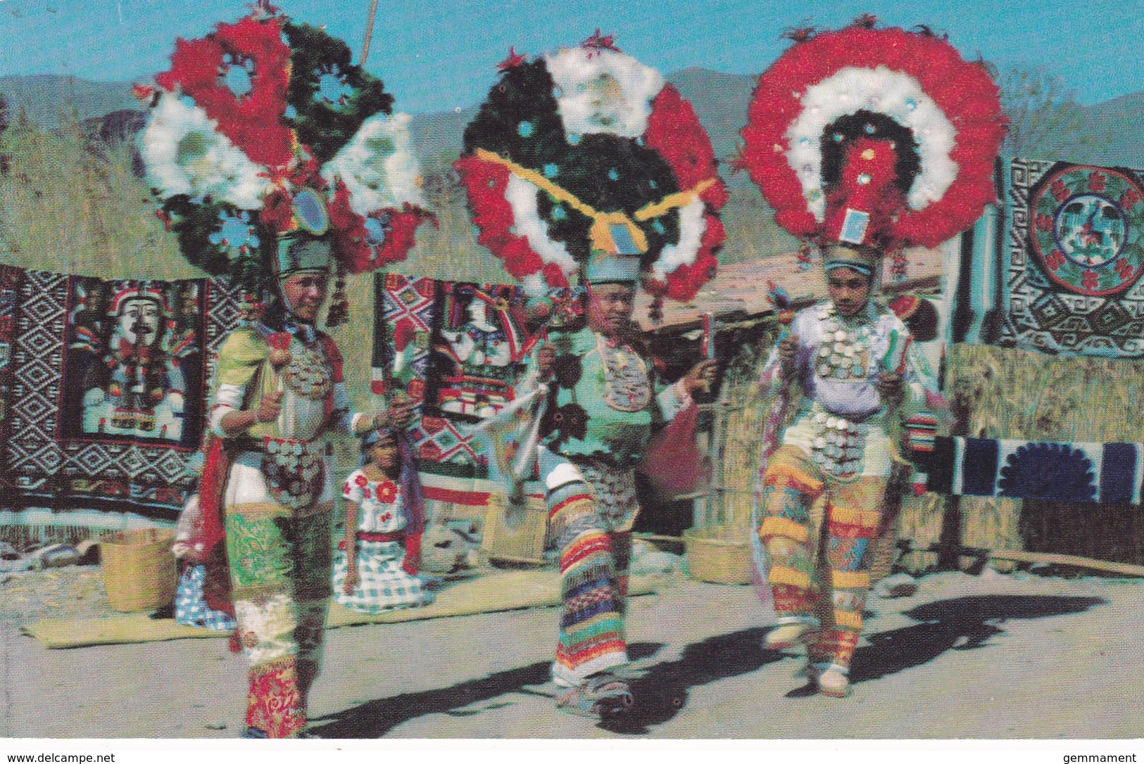 OAXACO - INDIAN DANCERS. PAN AMERICAN ADVERT CARD - Mexico