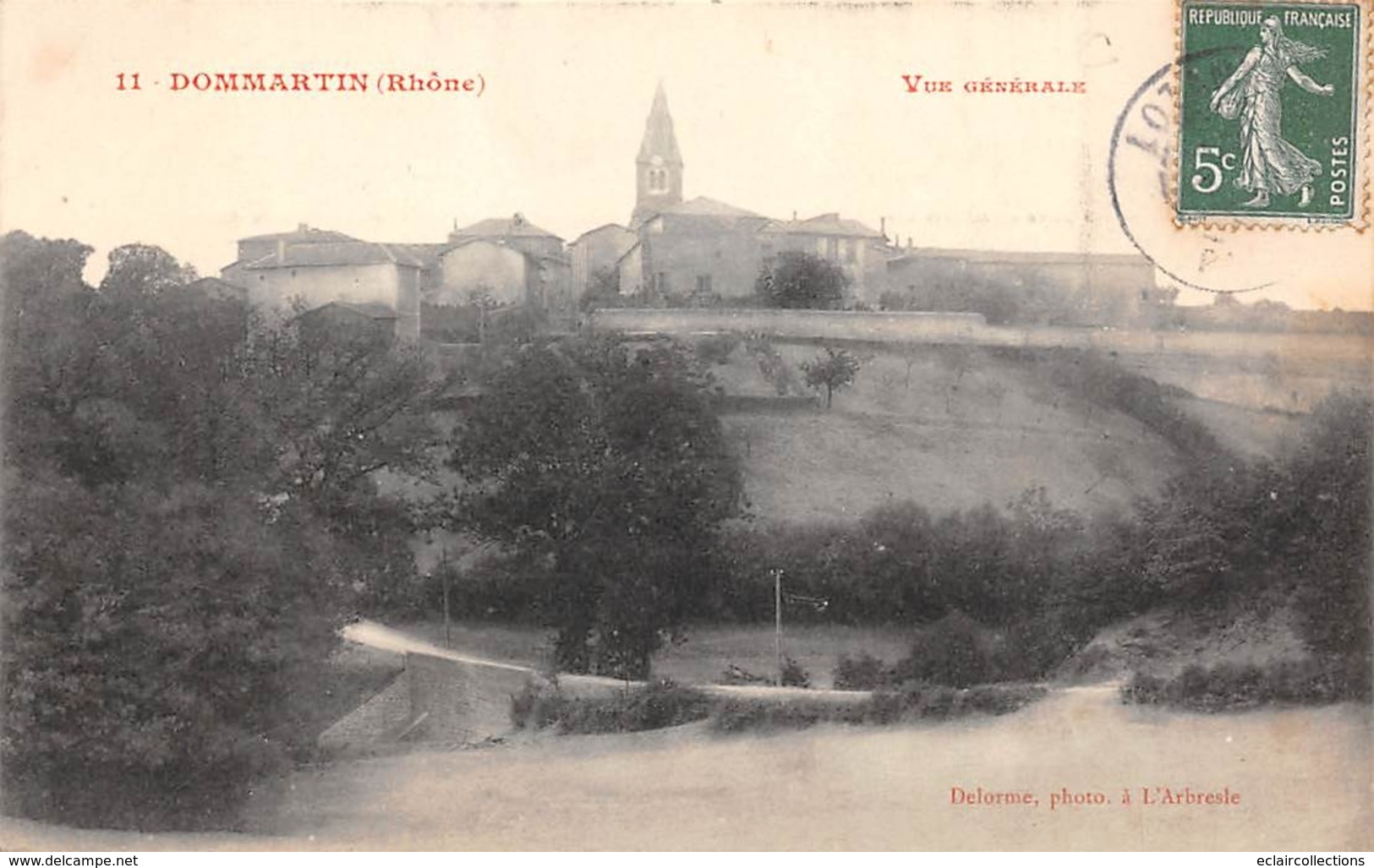 Dommartin            69        Vue Générale        ( Voir Scan) - Grigny