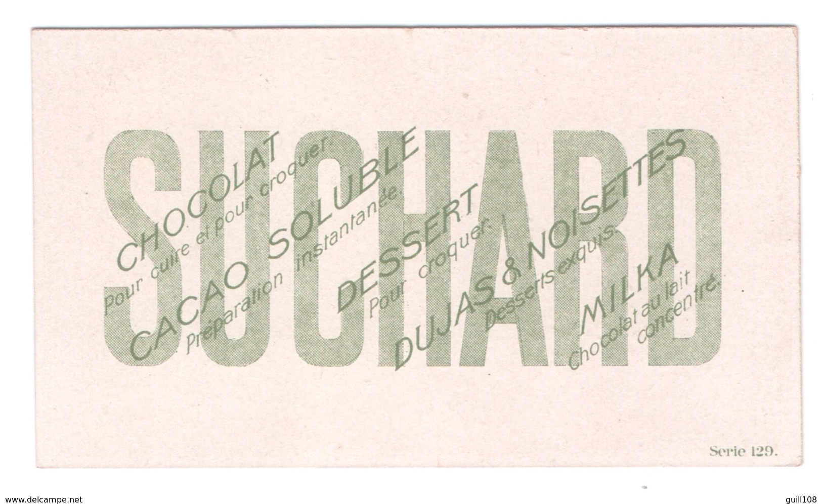 Chromo Chocolat Suchard Cavalier Russie Turquie Cheval Kazakh Kazakhs Yourte Bohème Roulotte A30-2810,5 - Suchard